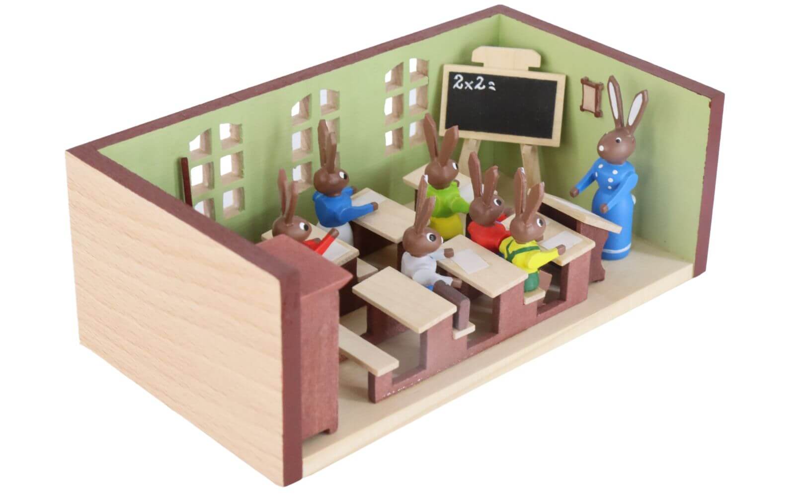 Miniature room bunny school teacher by Gunter Flath_2