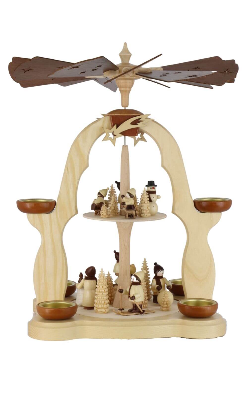 Christmas pyramid winter children 2-tier by Legler_1