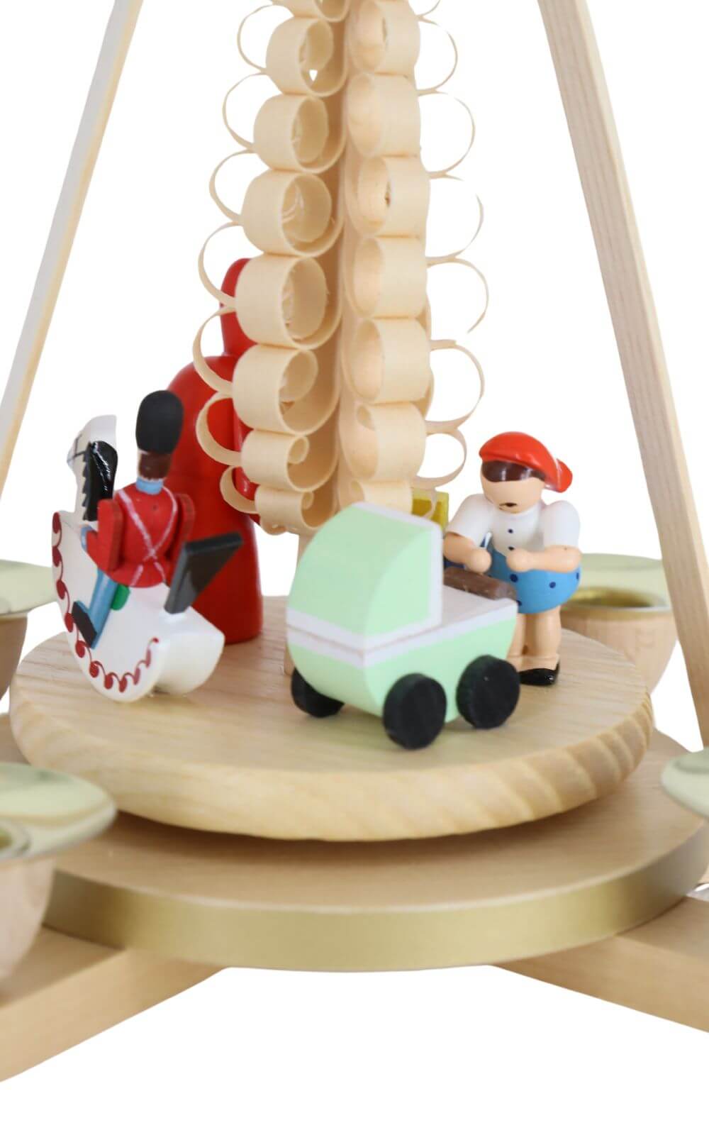 Christmas pyramid with presents, natural, 28 cm by Richard Glässer_3