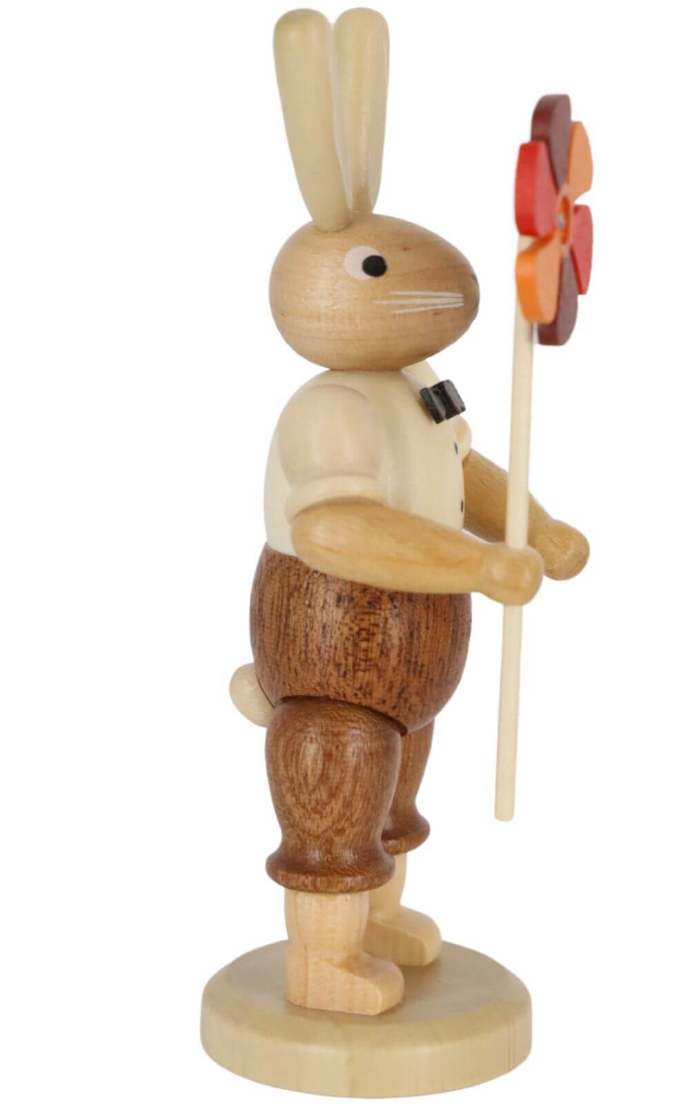 Easter bunny - man with windmill, natural by Müller Kleinkunst_3
