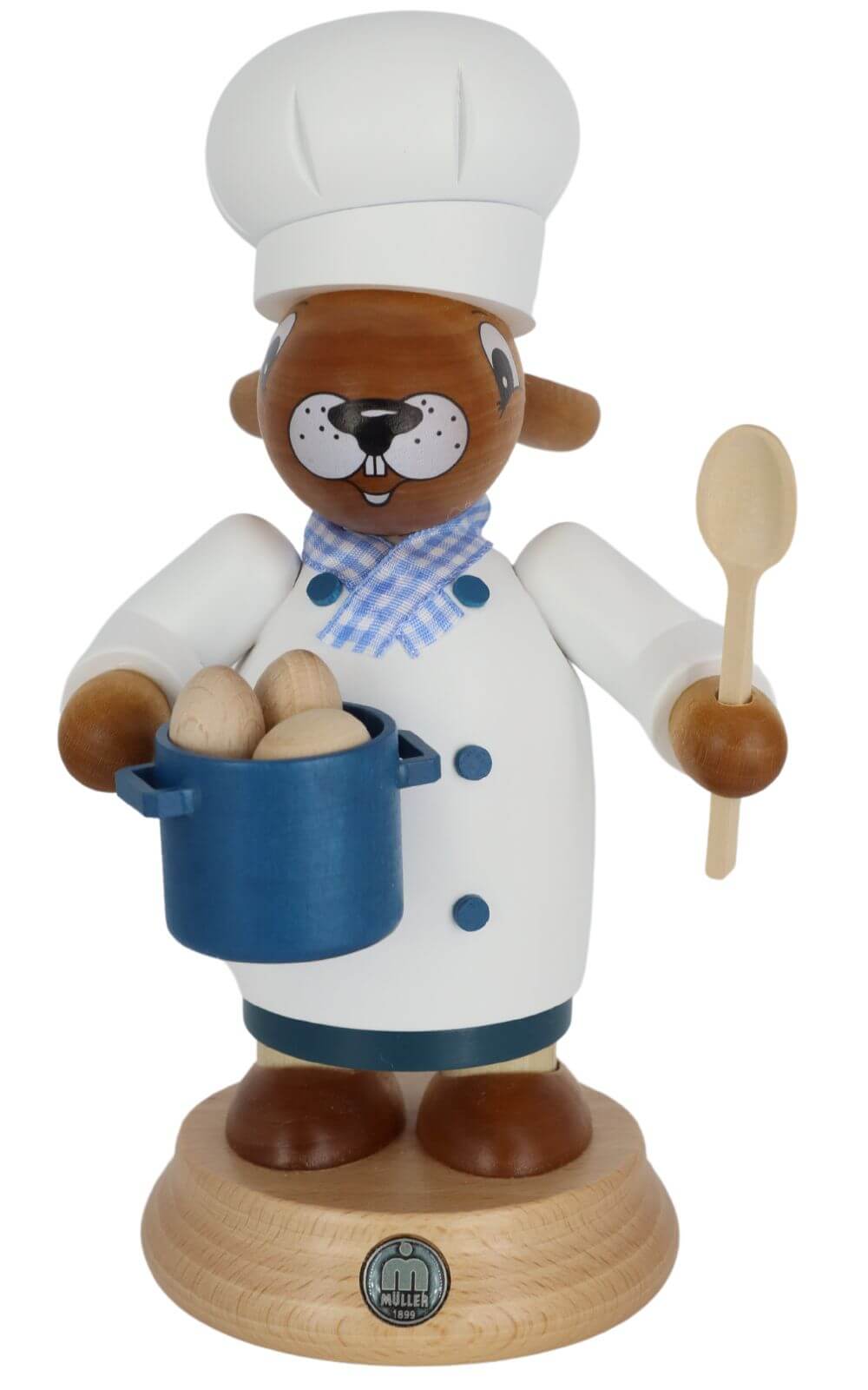 Smoking man Easter bunny cook by Müller Kleinkunst_1