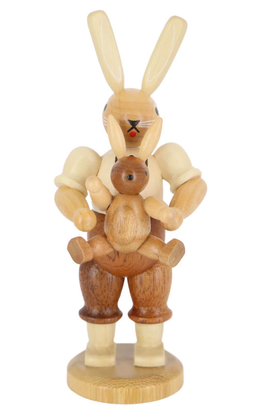 Easter bunny father with child, nature by Müller Kleinkunst_1