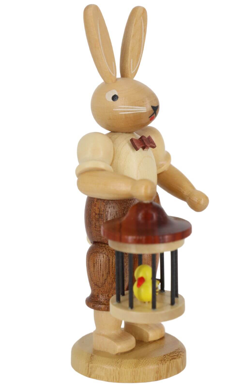 Easter bunny with birdcage, 11 cm, natural by Müller Kleinkunst_2
