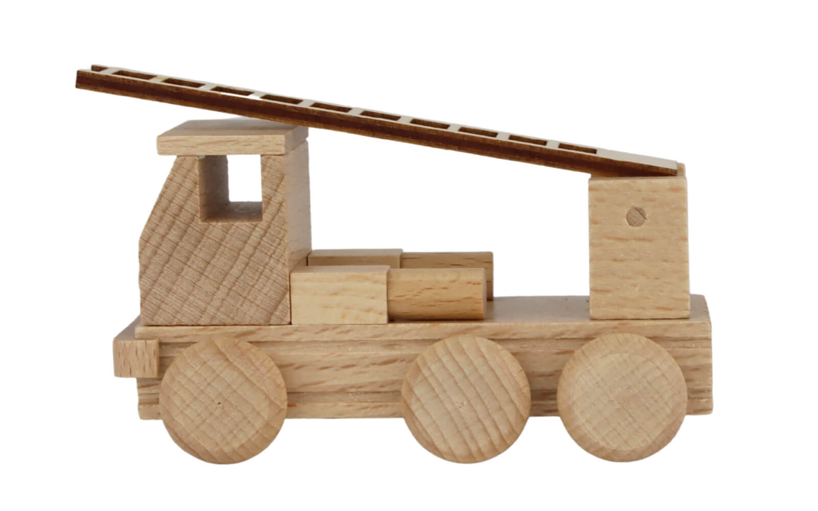 Wooden toy fire engine, natural by Ebert GmbH_1