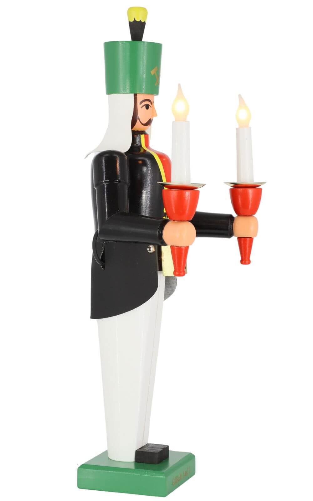 Miner with belly lamp, colored, 50 cm, electrically illuminated by SEIFFEN.COM_4
