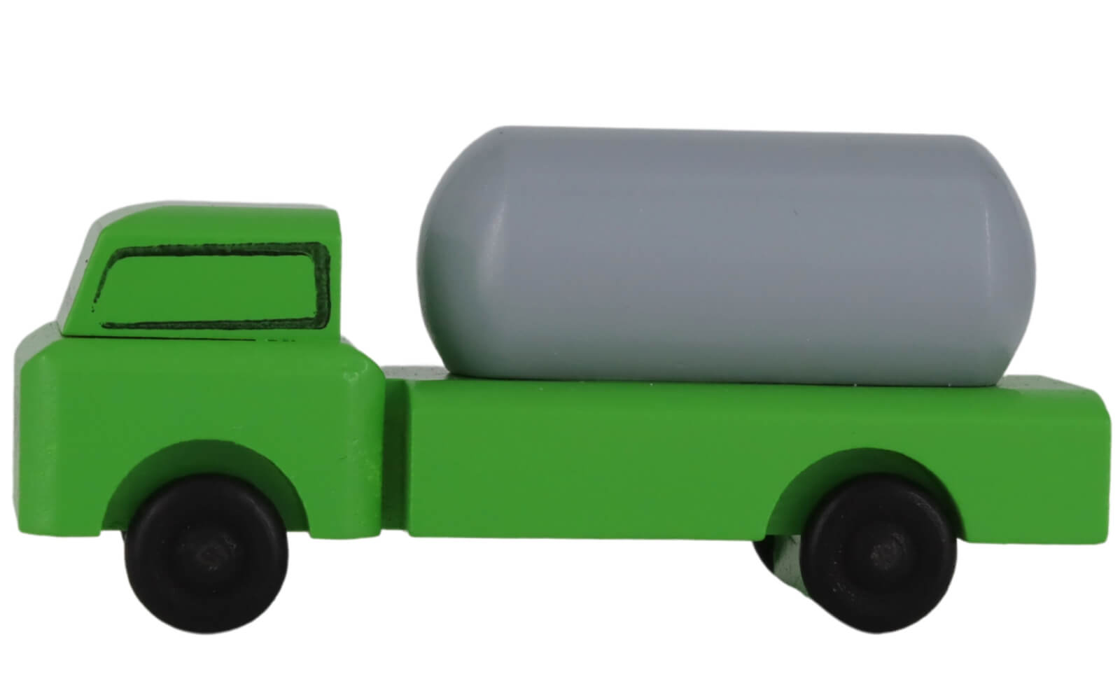 Wooden toy truck hazardous goods transporter, colored by Robbi Weber_2