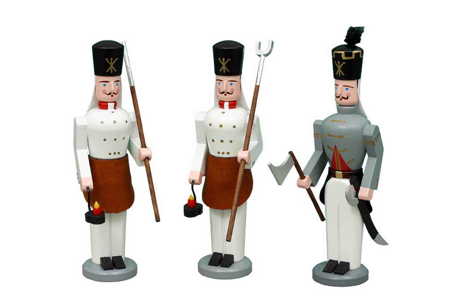 Miners hut group, 3-piece by Eckert