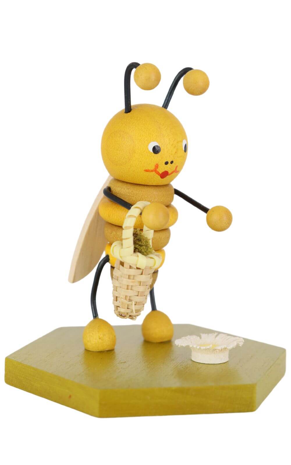 Bee with flower basket, 8 cm by Ralf Zenker_pic2