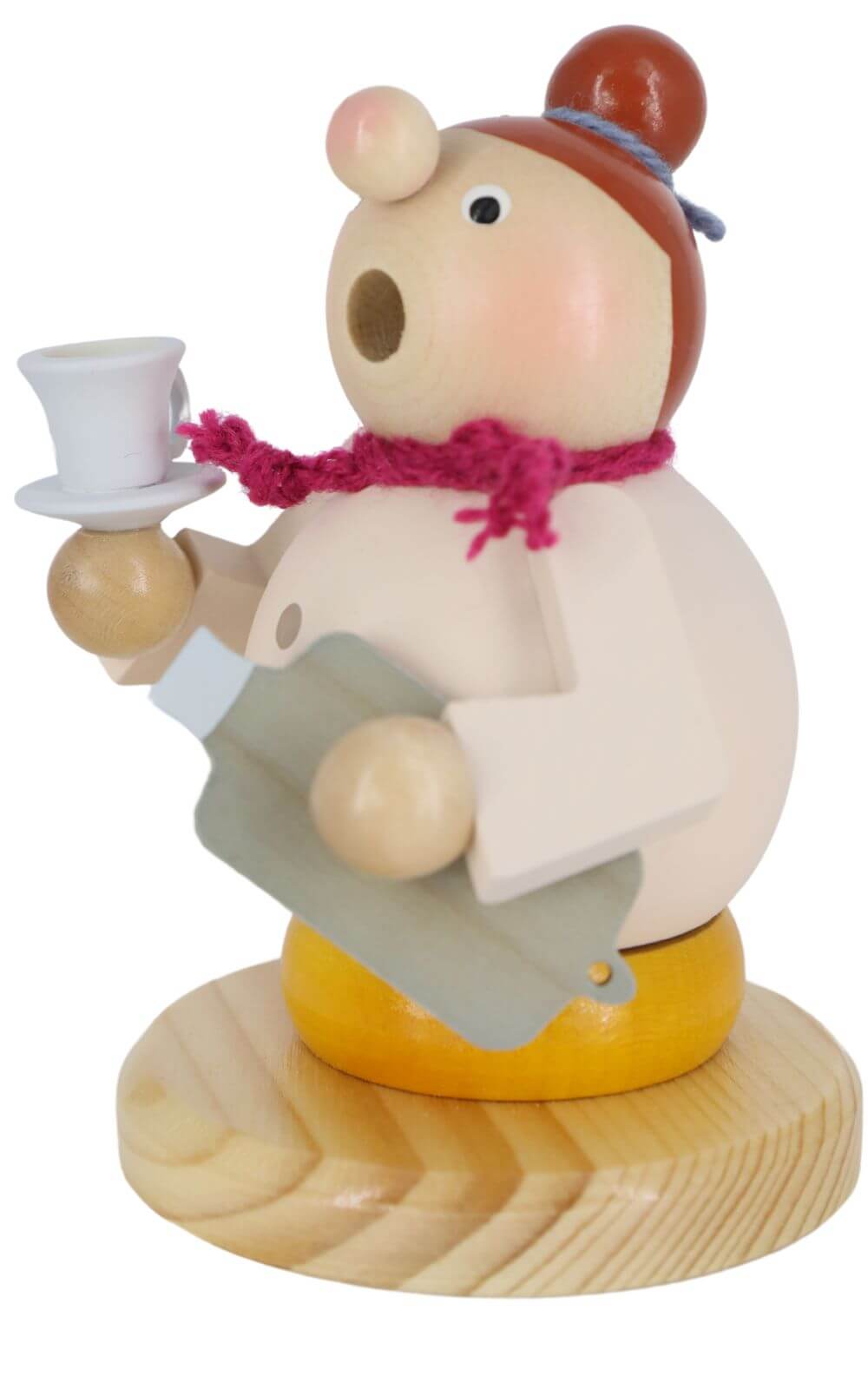 Smoking man sleeping cap grandma with hot water bottle, 11 cm by Ralf Zenker_3