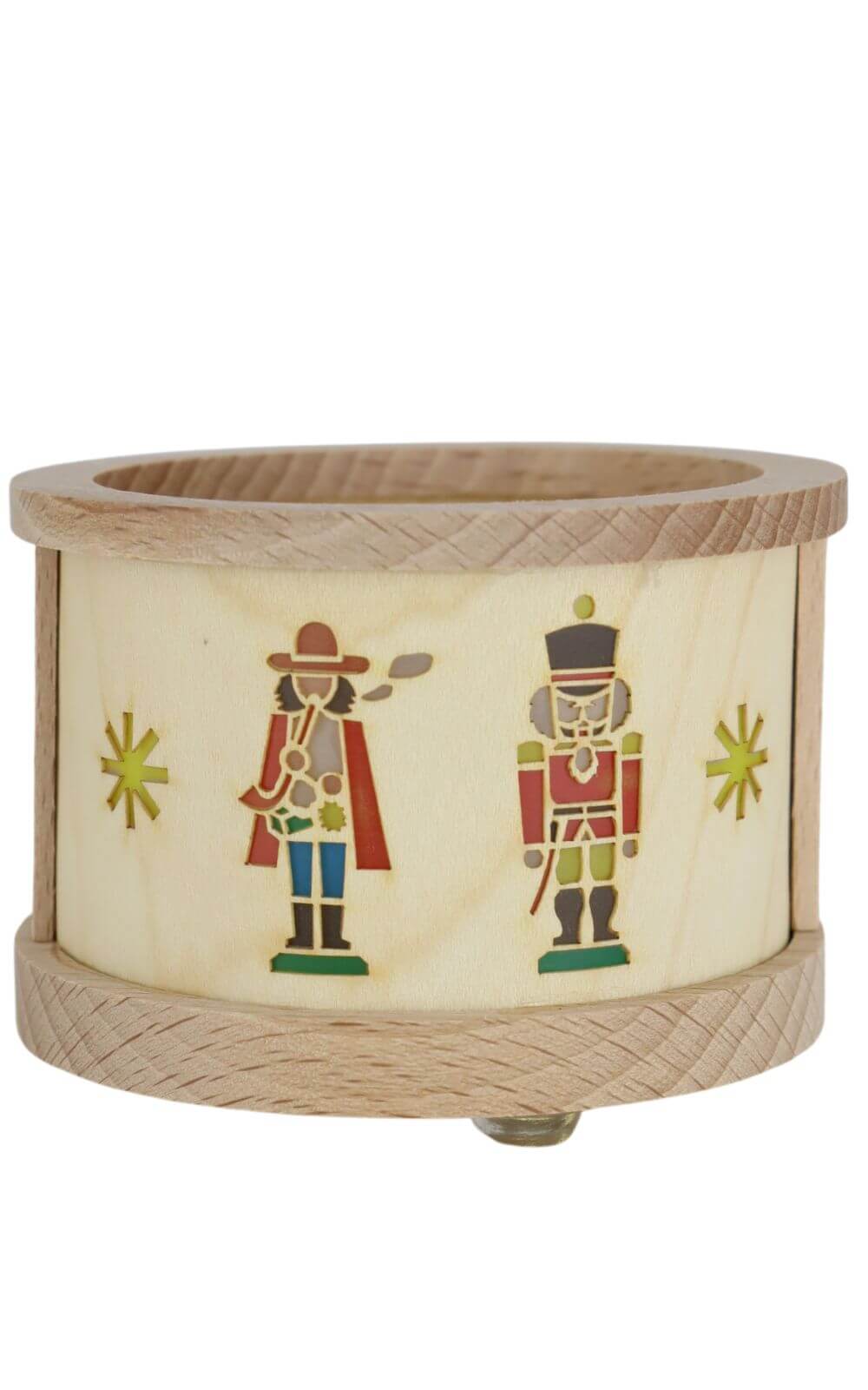Lantern for tea lights with nutcracker and smoking man by Richard Glässer_2