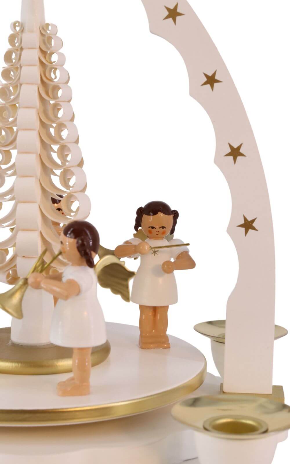 Christmas pyramid with music-making angels, 27 cm by Richard Glässer_3