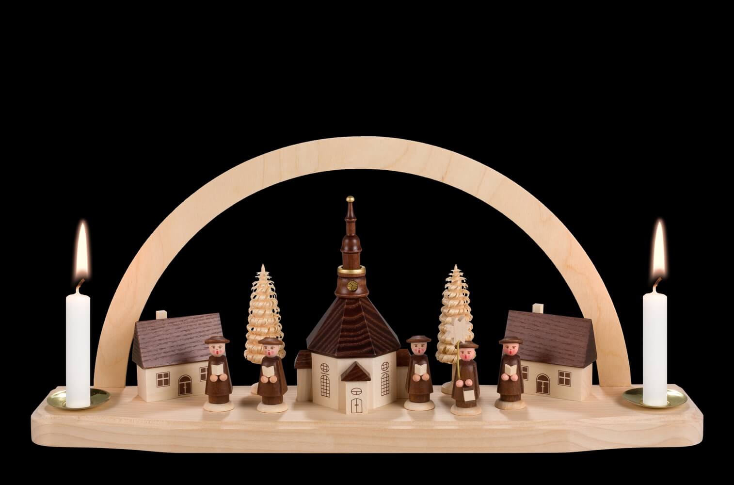 Candle arch Seiffen church for wax candles by SEIFFEN.COM_2