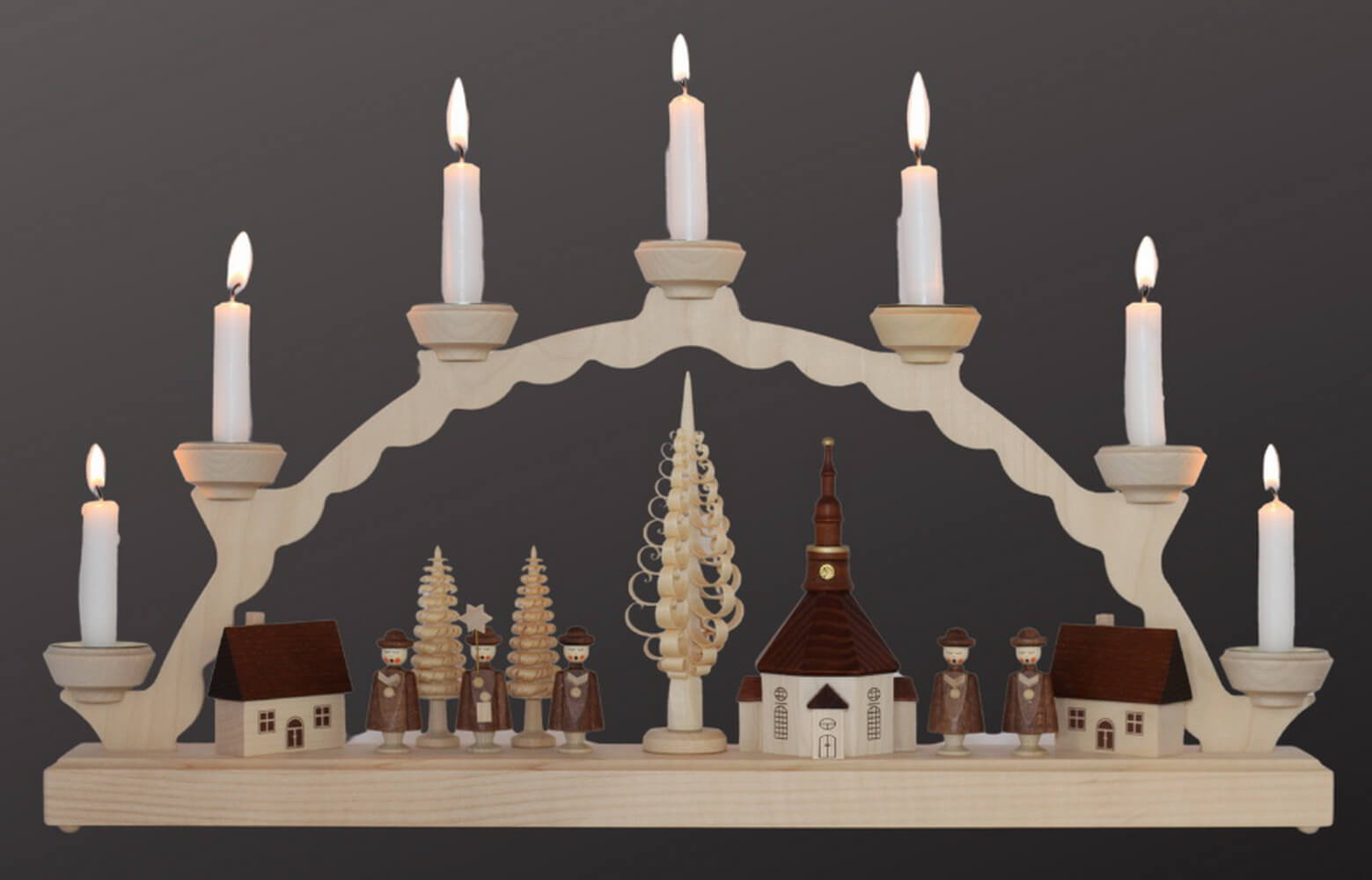 Candle arch Seiffen village for wax candles by SEIFFEN.COM_1