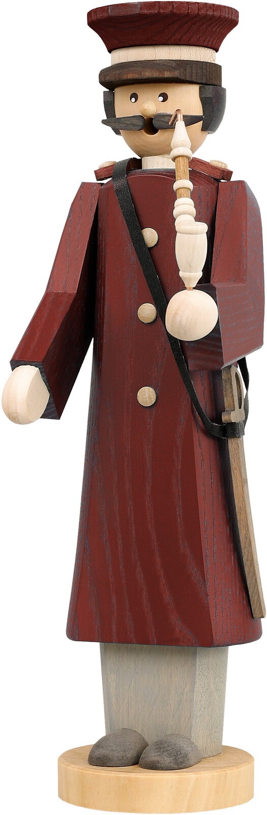 Smoking man Captain, 30 cm by Seiffener Volkskunst eG