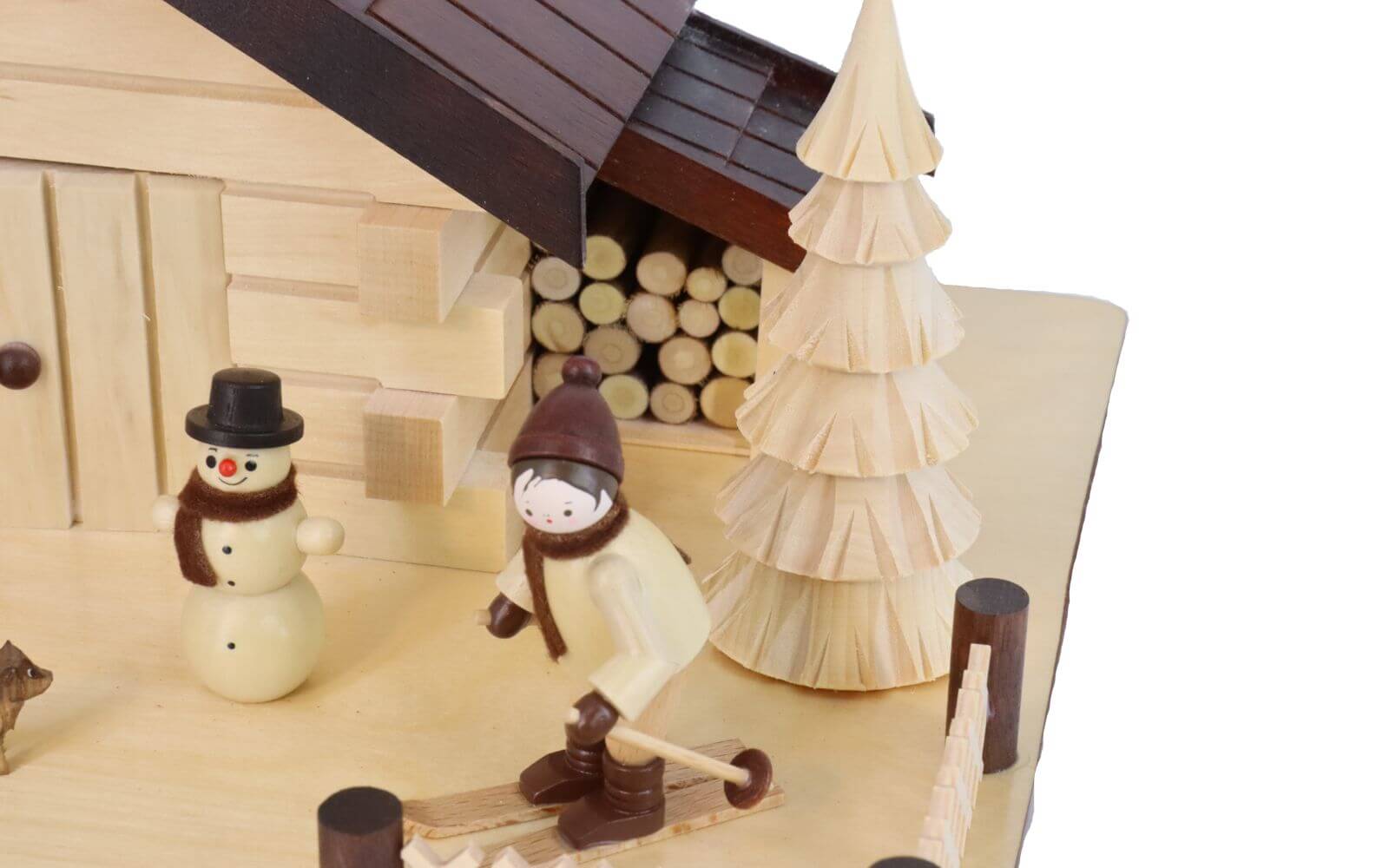 LED light house Ski lodge with winter children by Romy Thiel_2