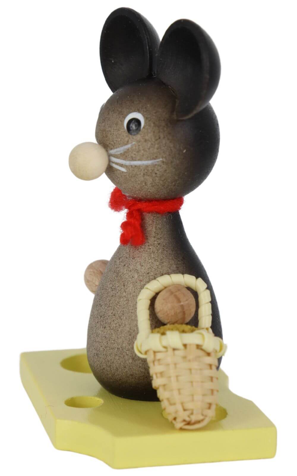 Miniature mouse child with flower basket, 7 cm by Ralf Zenker_3