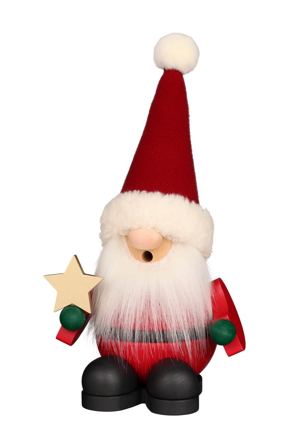 Smoking man ball dwarf red, 25 cm by Christian Ulbricht
