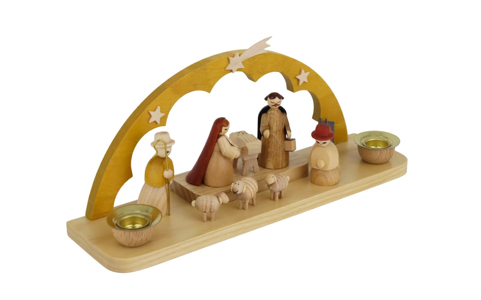 Candle holder Holy Family, 20 cm / 7,8 inch by Richard Glässer_3