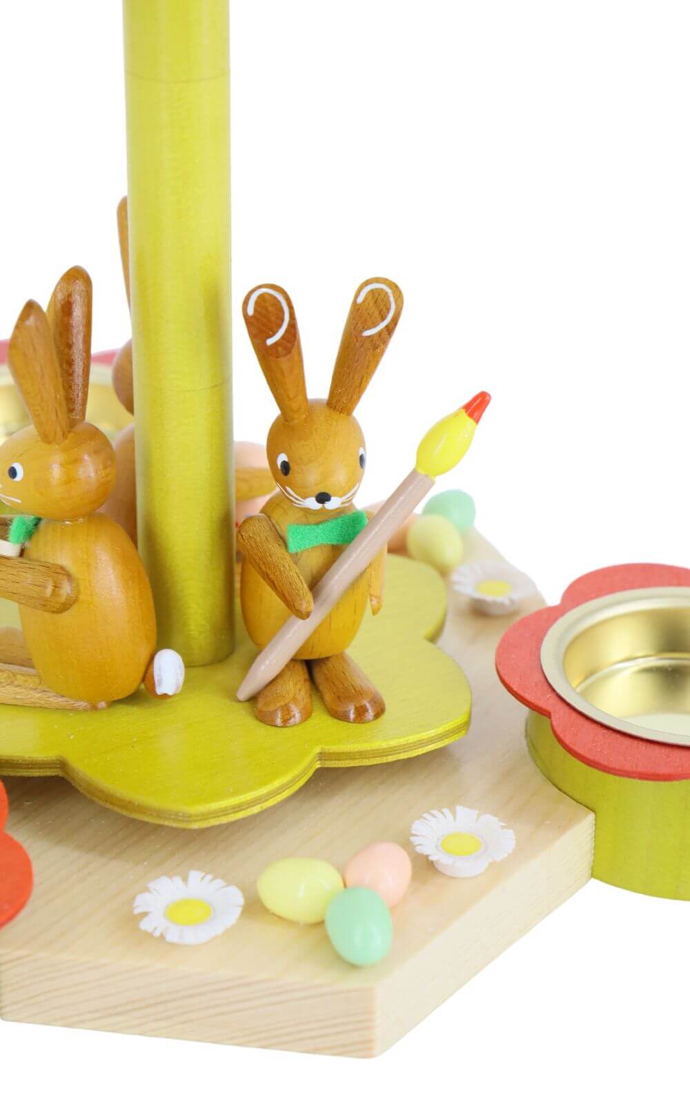 Tea light pyramid with Easter bunny, 19 cm by Volker Zenker_4
