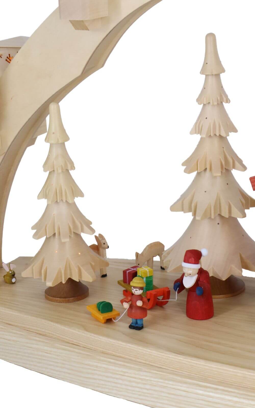 Candle arch Christmas forest with Advent house, 80 cm by Richard Glässer_4