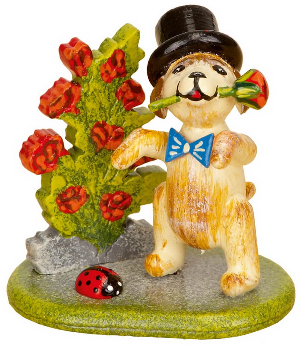 Rose cavalier set of 3 minis by Hubrig Volkskunst