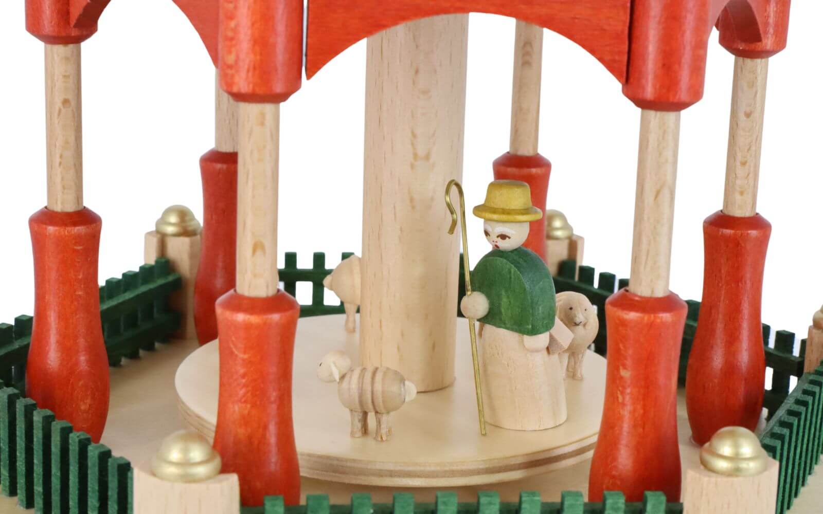 Christmas Pyramid with Holy Family, 3-Tier, 39 cm / 15.3 in by Richard Glässer_4