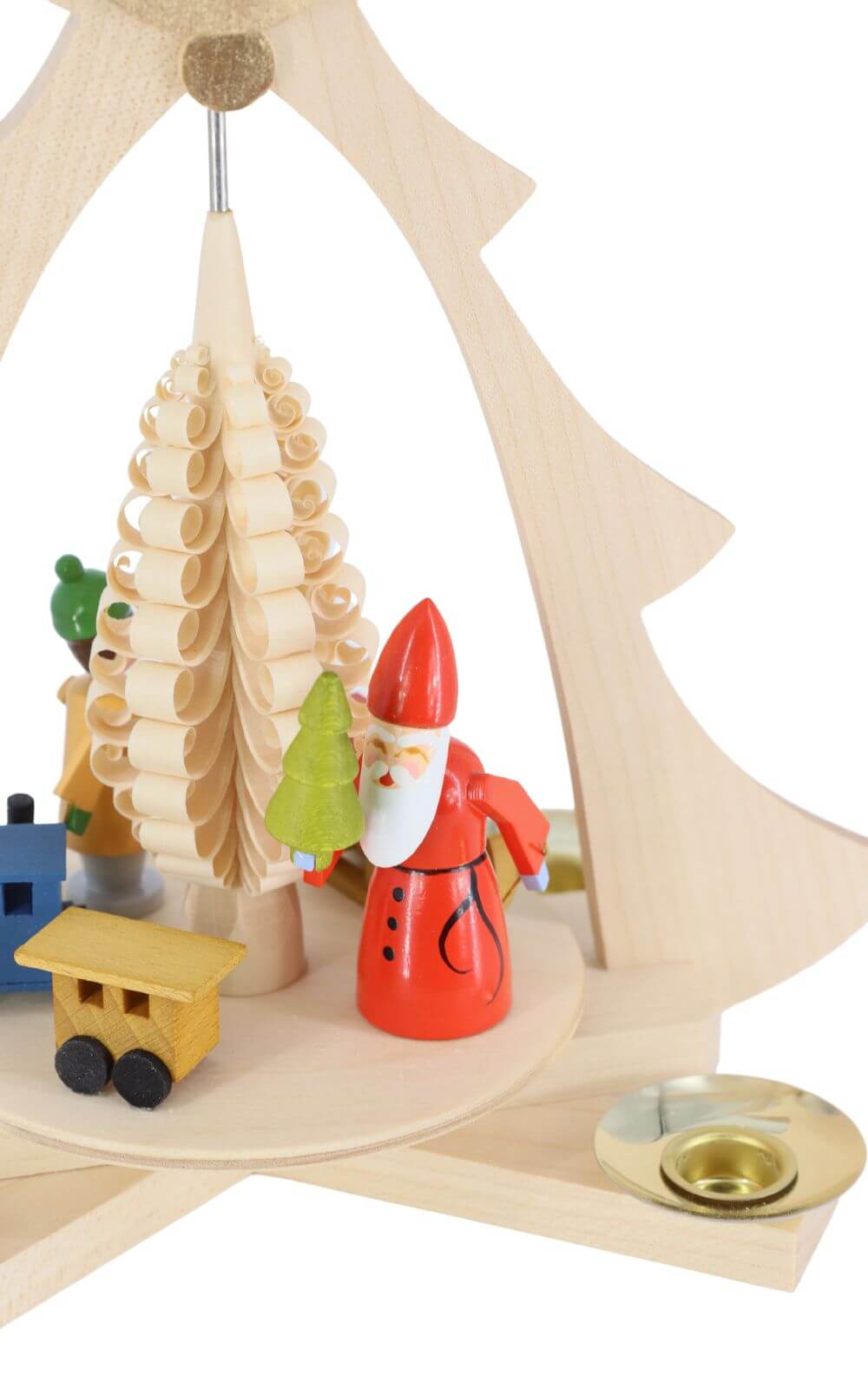 Christmas pyramid Gift-giving, nature, 28 cm by Ralf Zenker_2