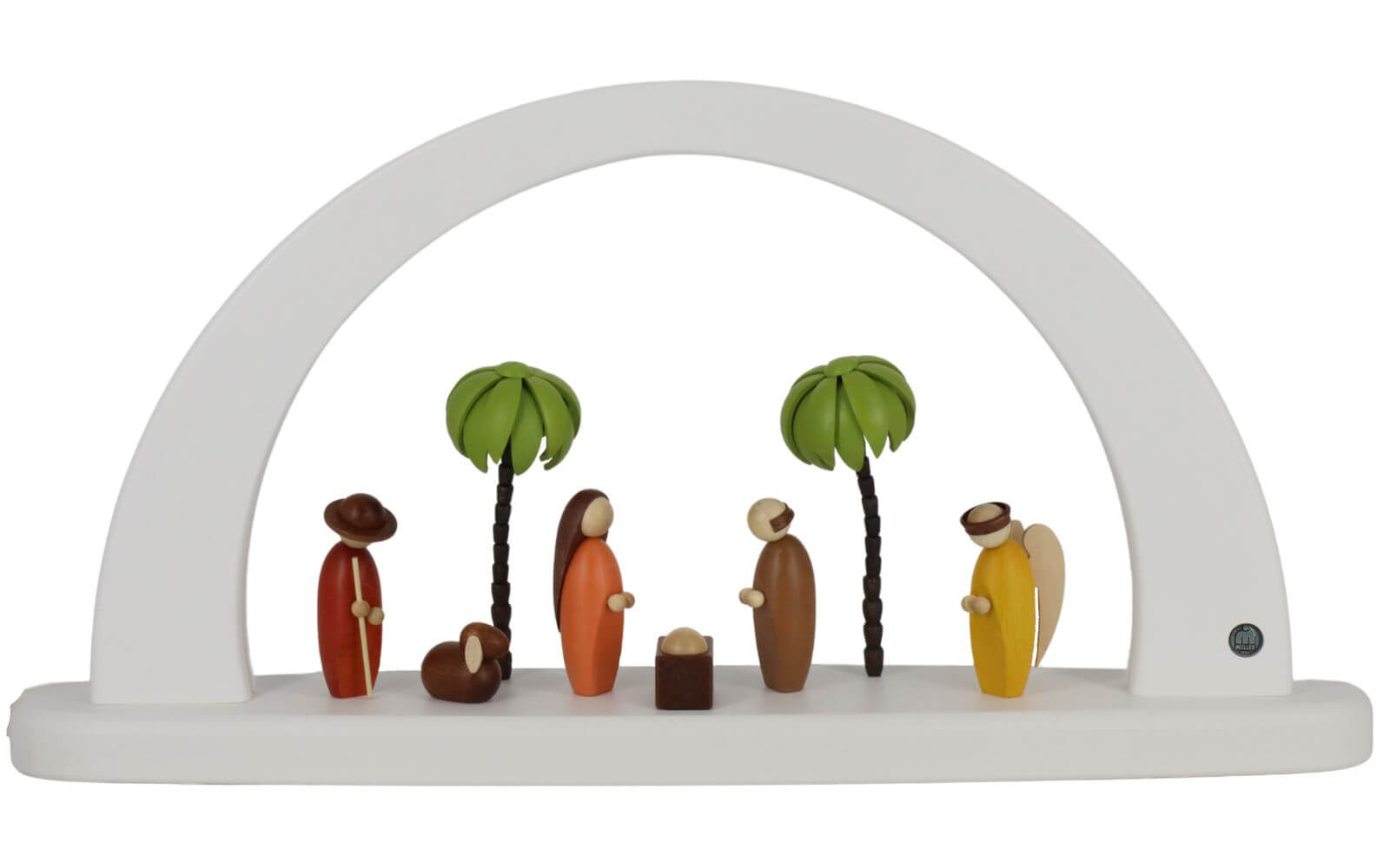 Modern LED candle arch of Christ's birth, 49 cm by Müller Kleinkunst_2