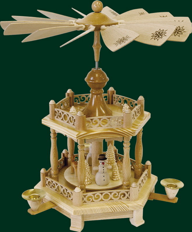 Christmas pyramid with winter motif, 38 cm by Richard Glässer_picture2