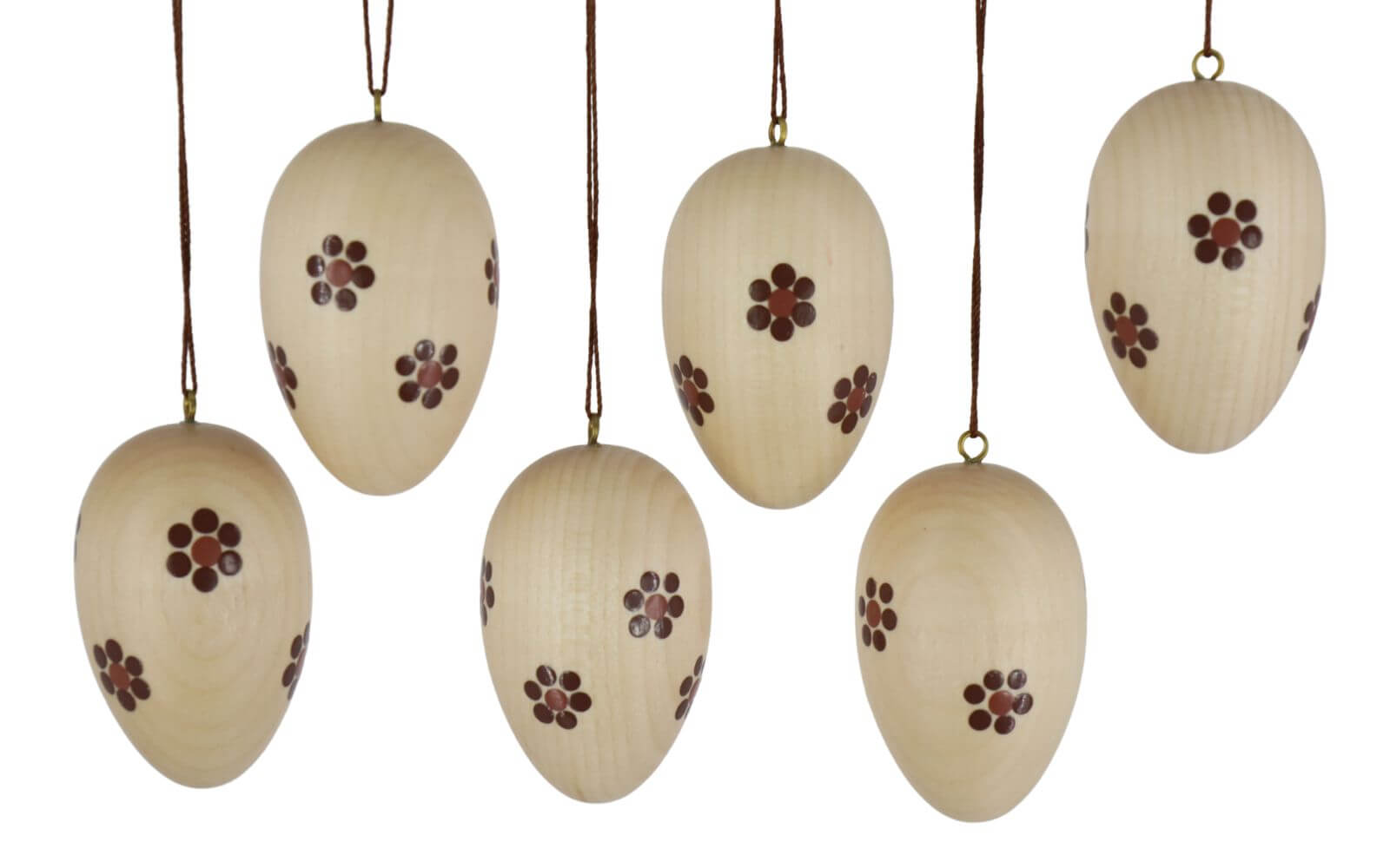 Easter eggs, 5 cm, natural, light, 6 pieces by Christian Ulbricht