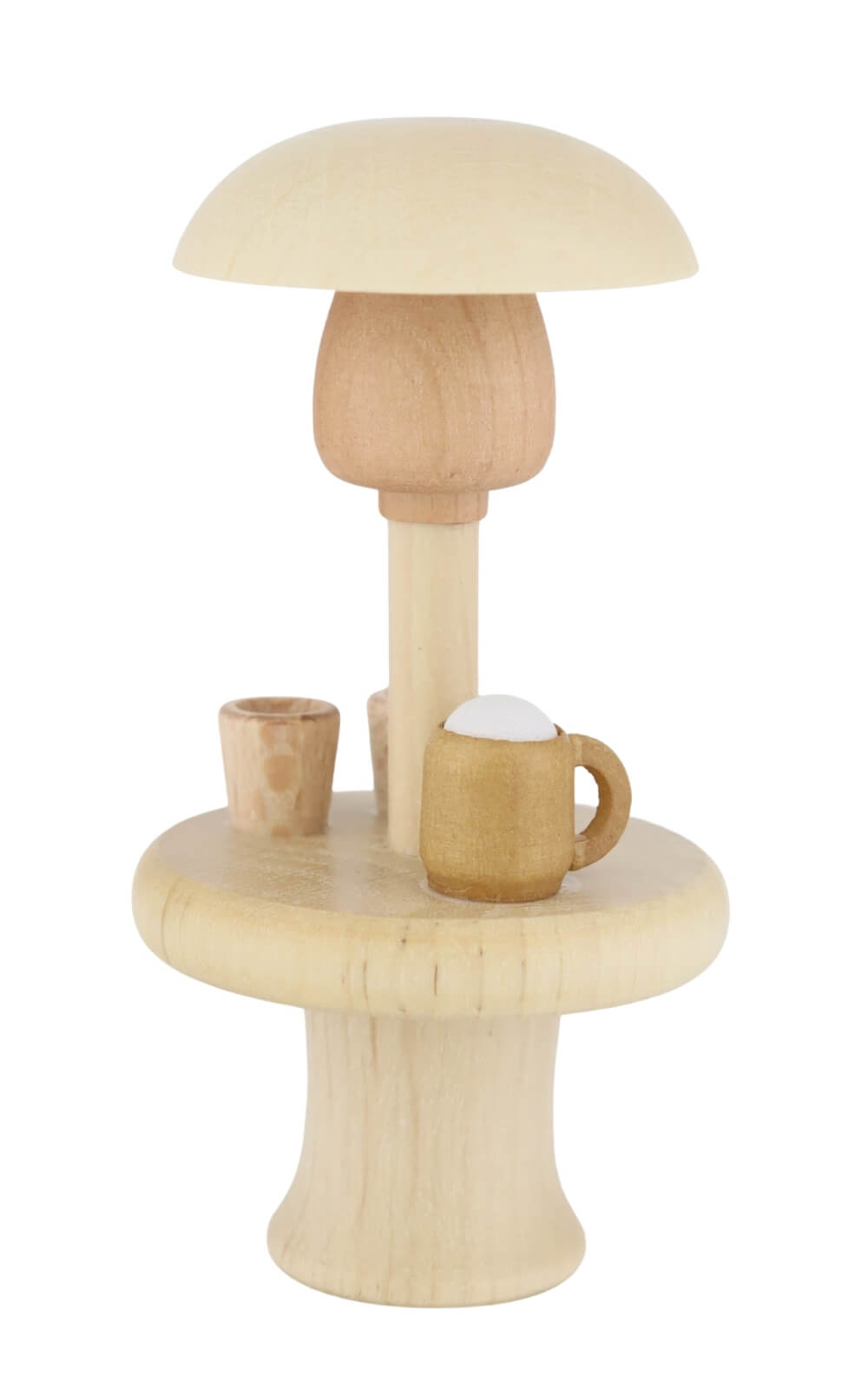 Wärmepilz (Warming Mushroom) with Table, natural by Romy Thiel_1