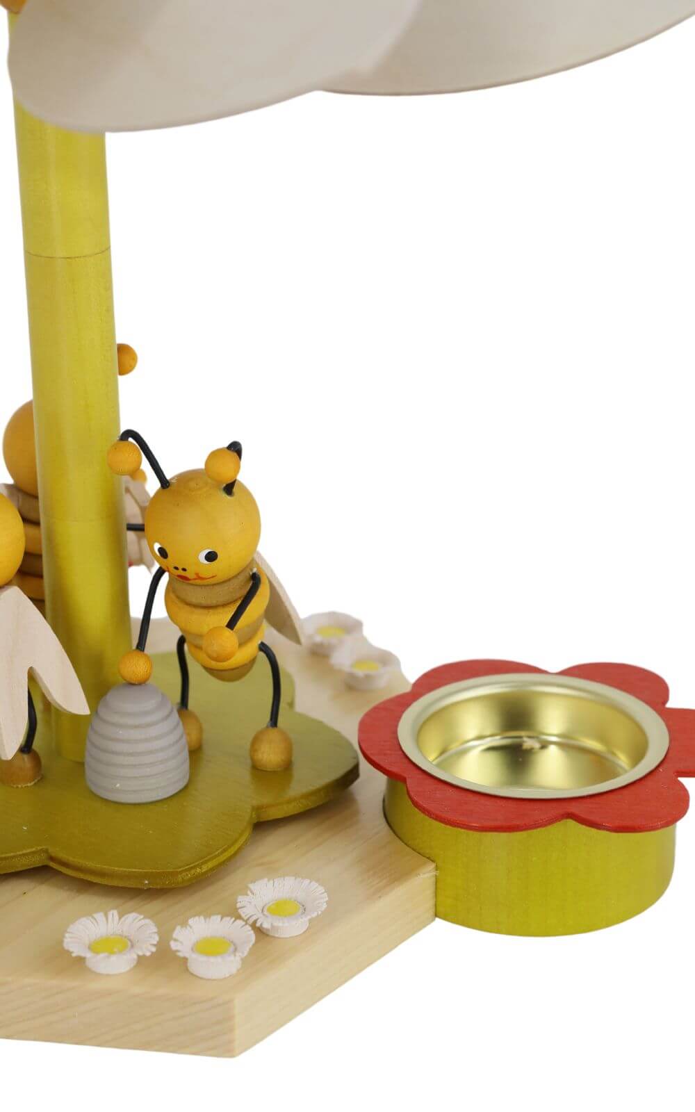 Tea light pyramid with bees, 19 cm by Volker Zenker_4