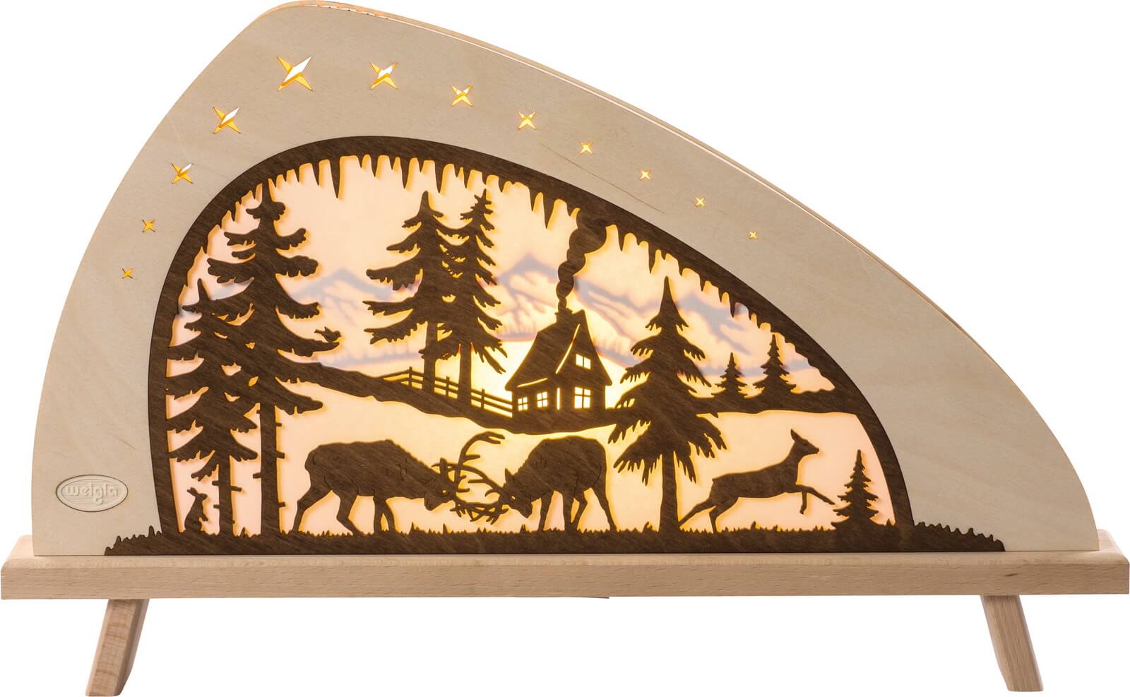 LED Stand light Red deer, 52 cm by Weigla