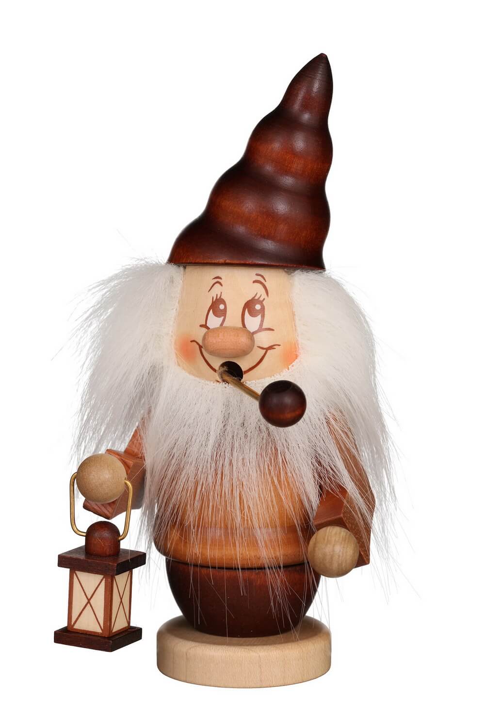 Incense Smoker gnome with latern, 17 cm by Christian Ulbricht