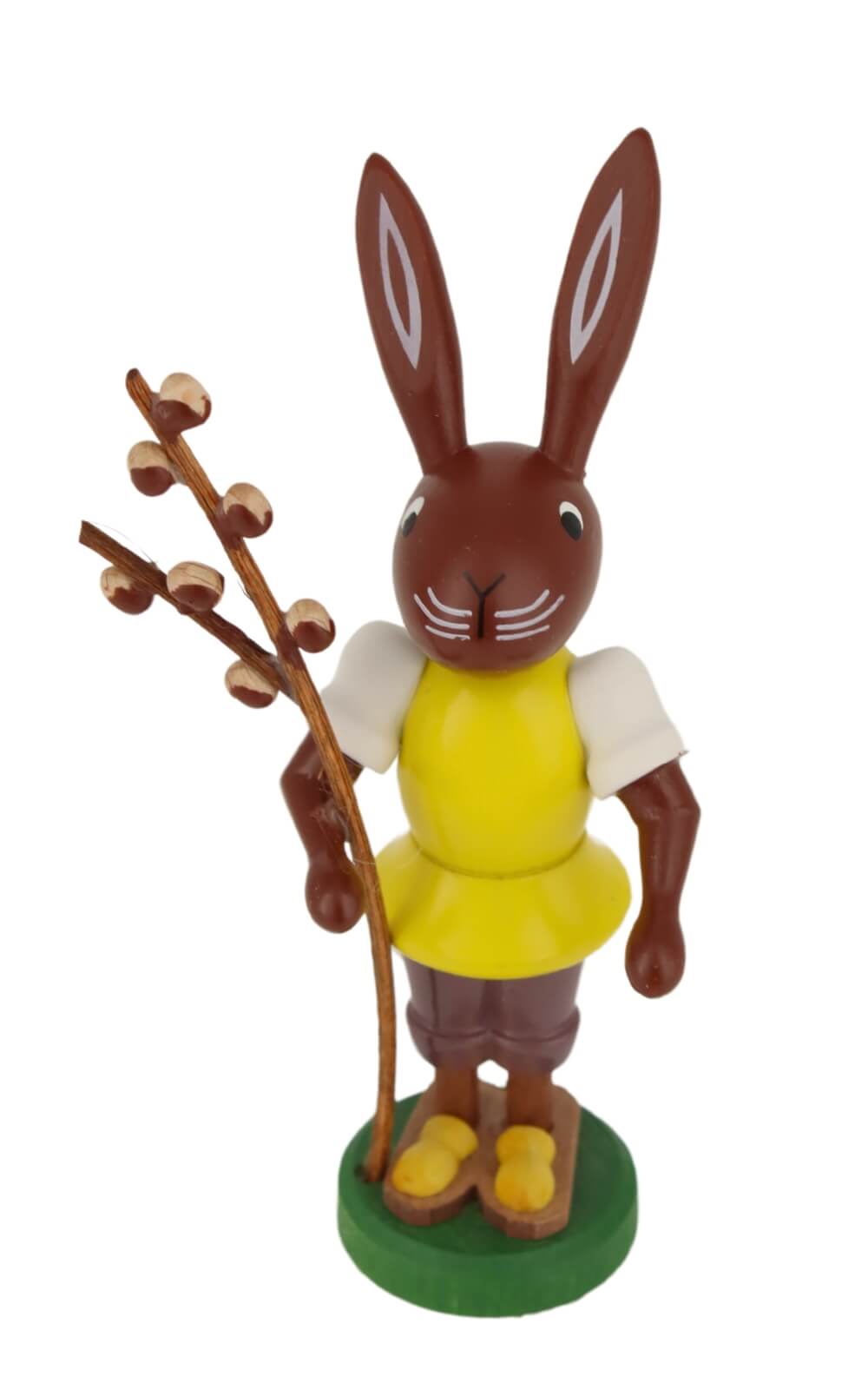 Easter bunny with willow cat, 9 cm by Thomas Preißler_2