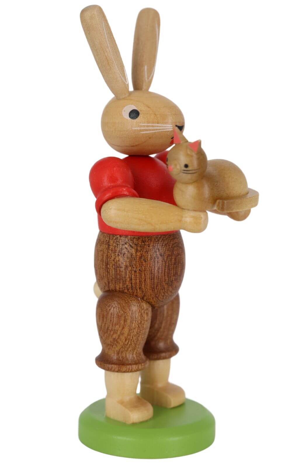 Easter bunny with cat, 11 cm by Müller Kleinkunst_2