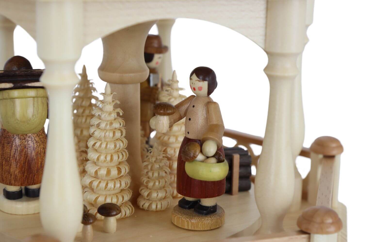 German Christmas Pyramid Forest Scene, 4-Tier, 21.6 in (55 cm) by Müller Kleinkunst_3