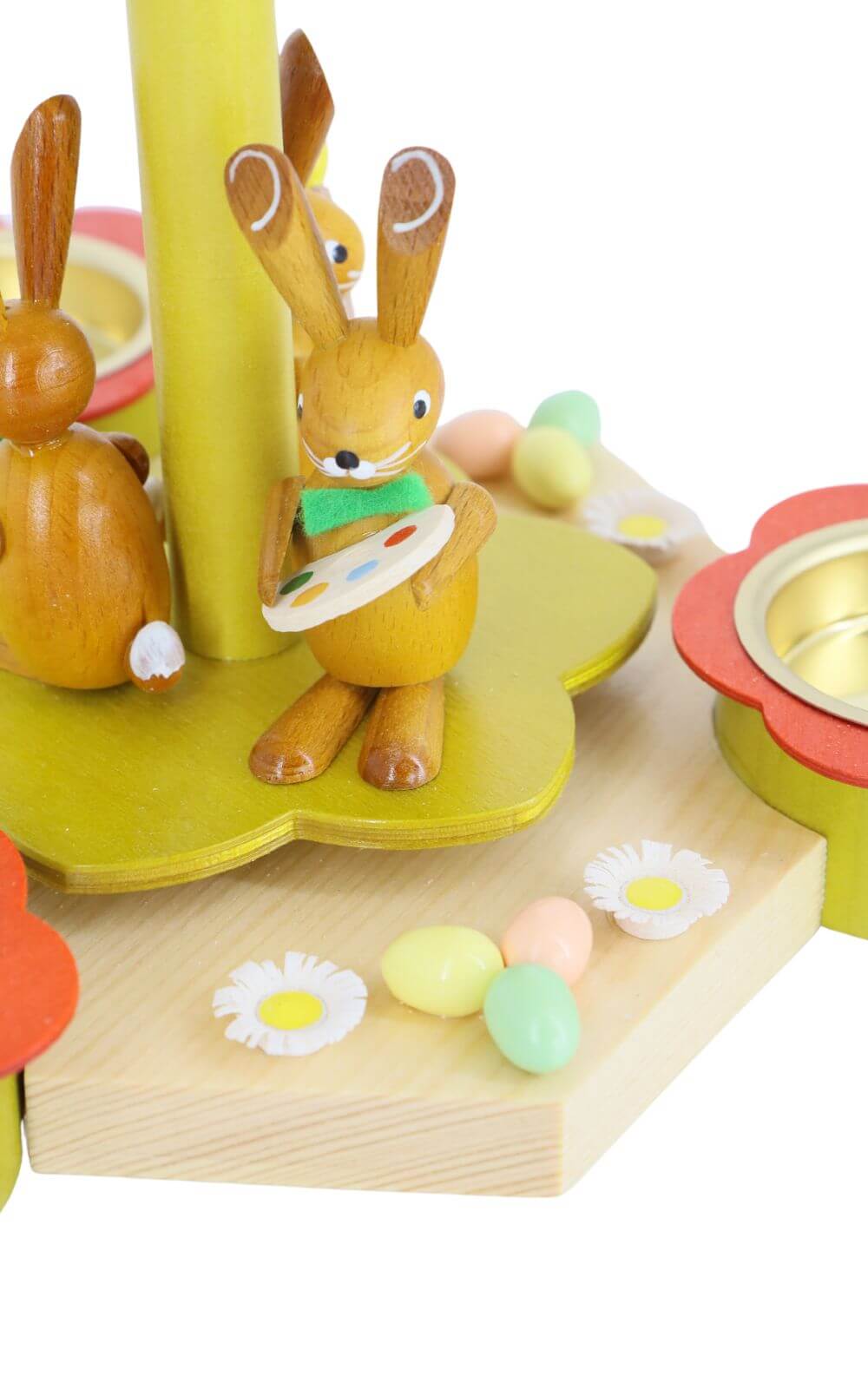Tea light pyramid with Easter bunny, 19 cm by Volker Zenker_2
