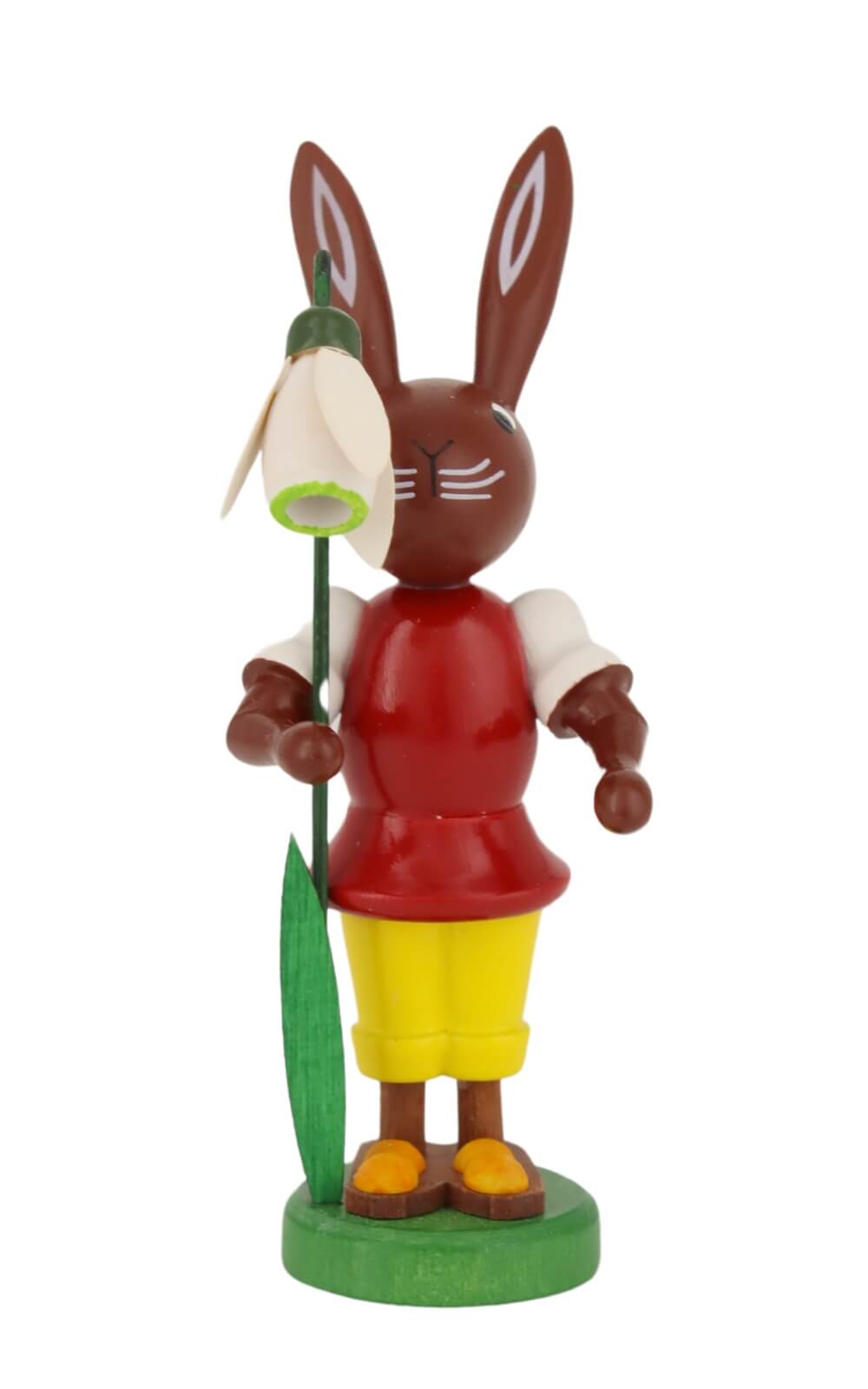 Easter bunny with snowdrop, 9 cm by Thomas Preißler_1
