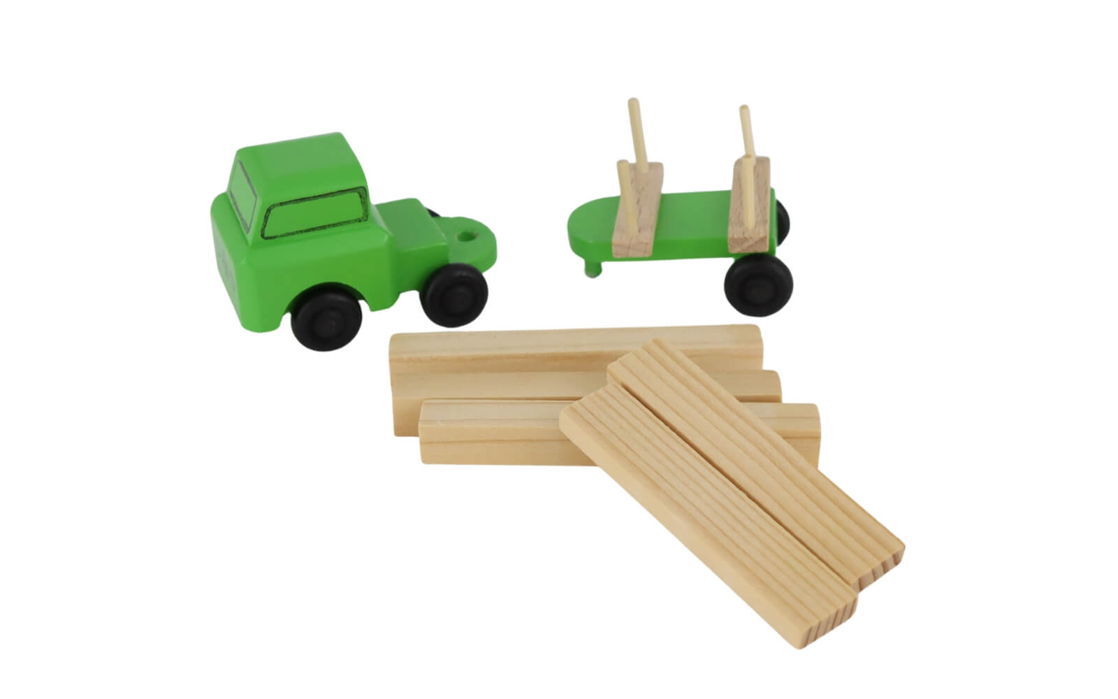 Wooden toy truck lumber, colored, 8 cm by Robbi Weber_3