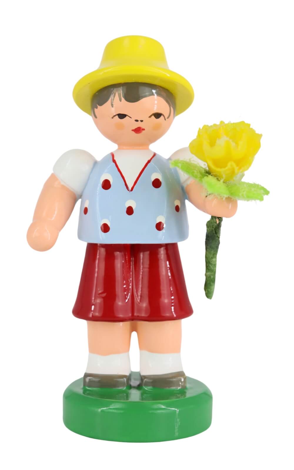 Miniature flower child - boy, blue/yellow by Figurenland Uhlig GmbH_1