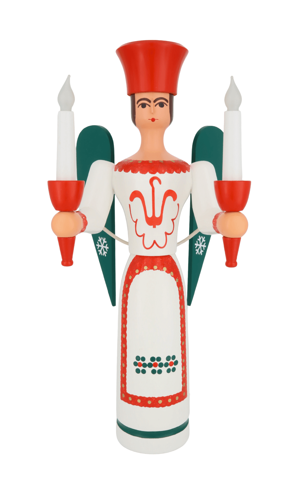 Christmas angel, colored, electrically illuminated, 50 cm by SEIFFEN.COM