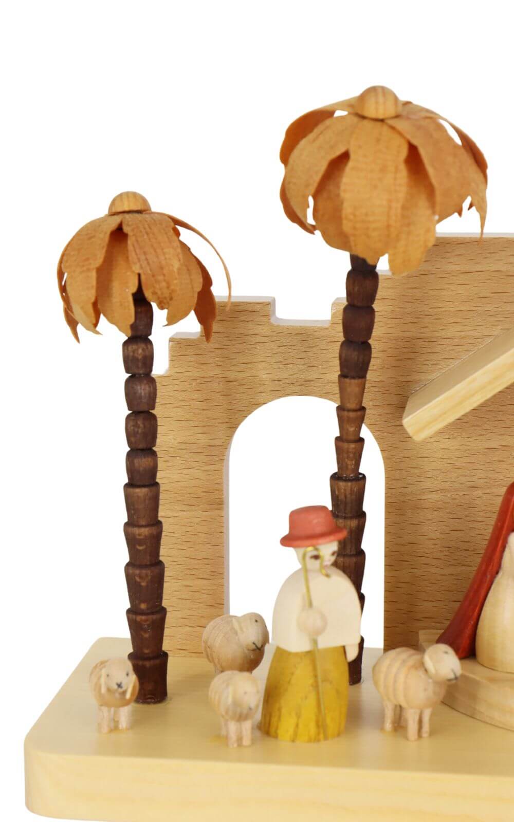 Candle holder Nativity, 14 cm, natural by Richard Glässer_2