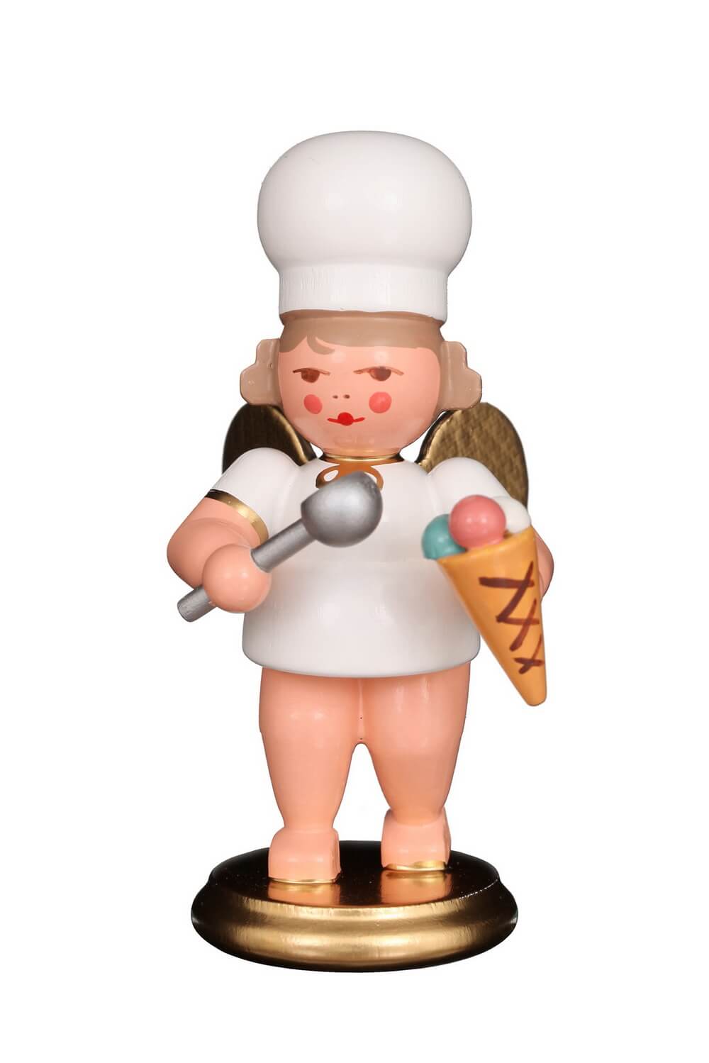 Christmas angel - Baker's angel with ice cream cone by Christian Ulbricht