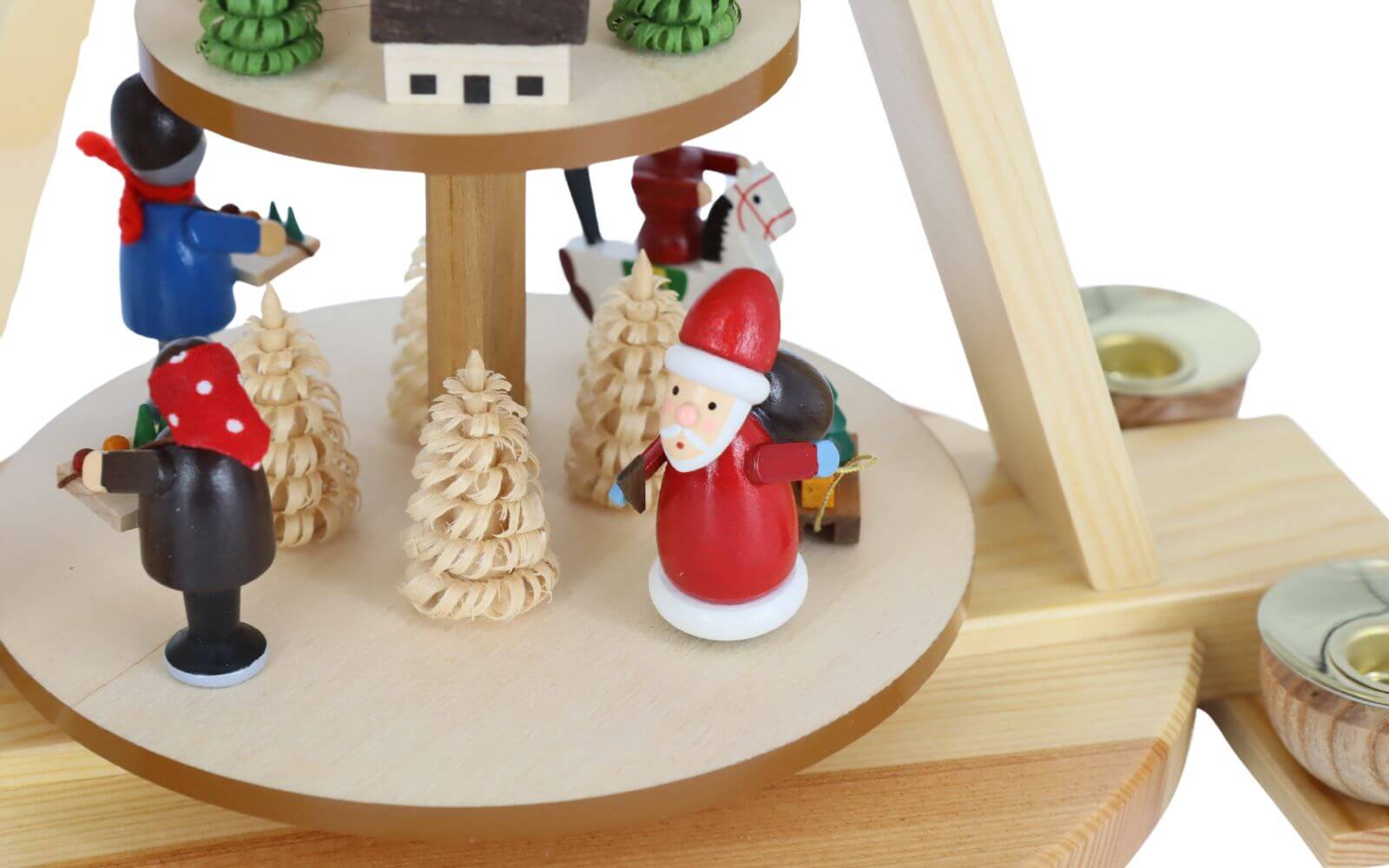 Christmas pyramid Seiffen village with Santa Claus by Knuth Neuber_6