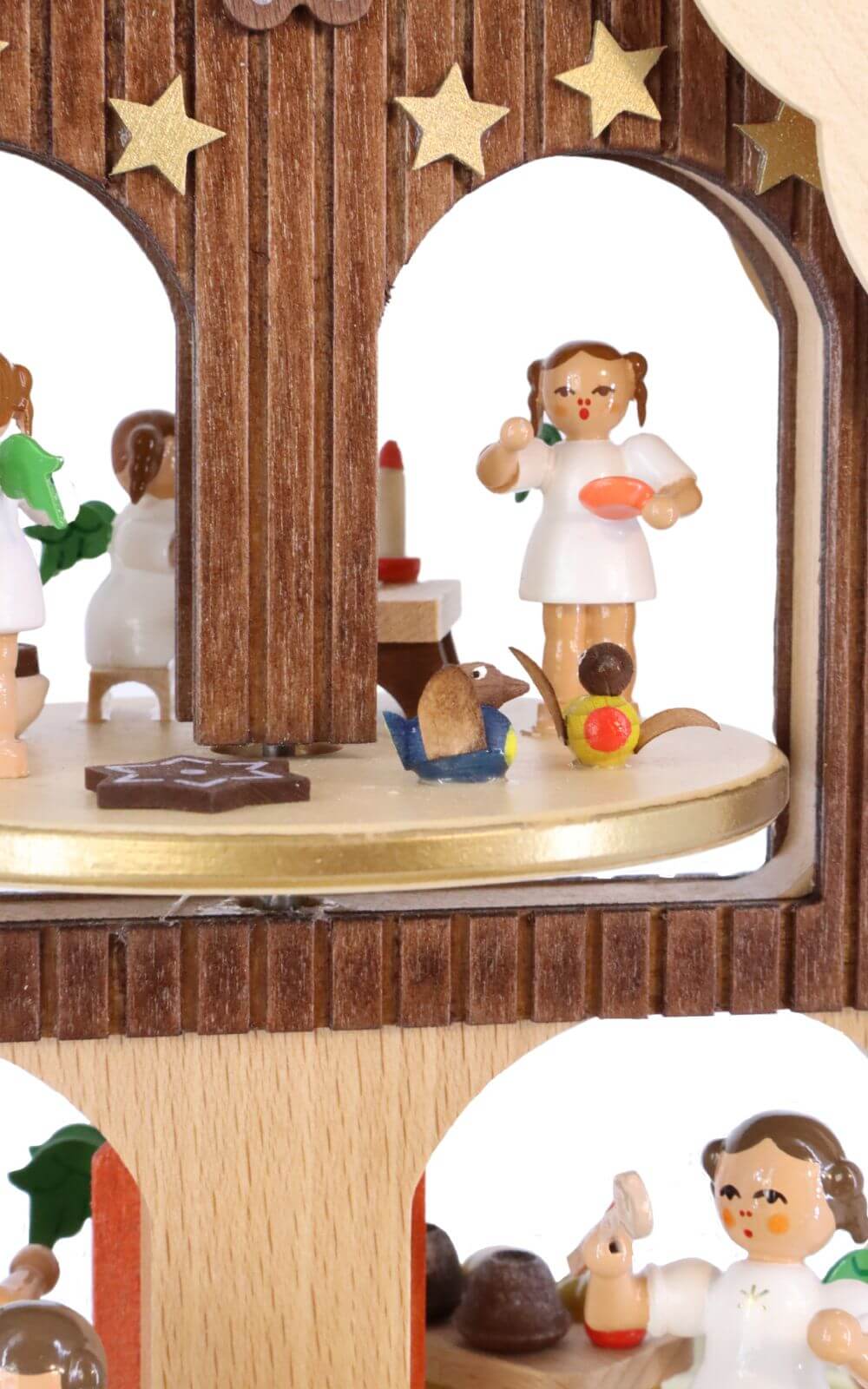 Christmas pyramid - Advent house with angel bakery, 36 cm by Richard Glässer_5
