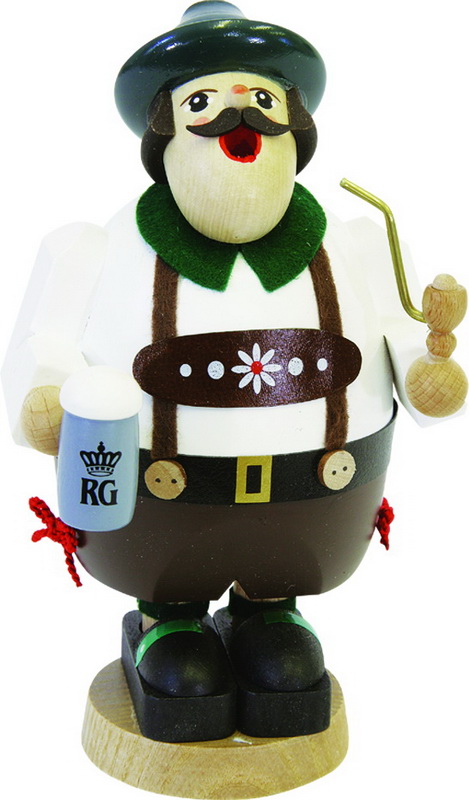 Smoking man Bayer, 17 cm by Richard Glässer