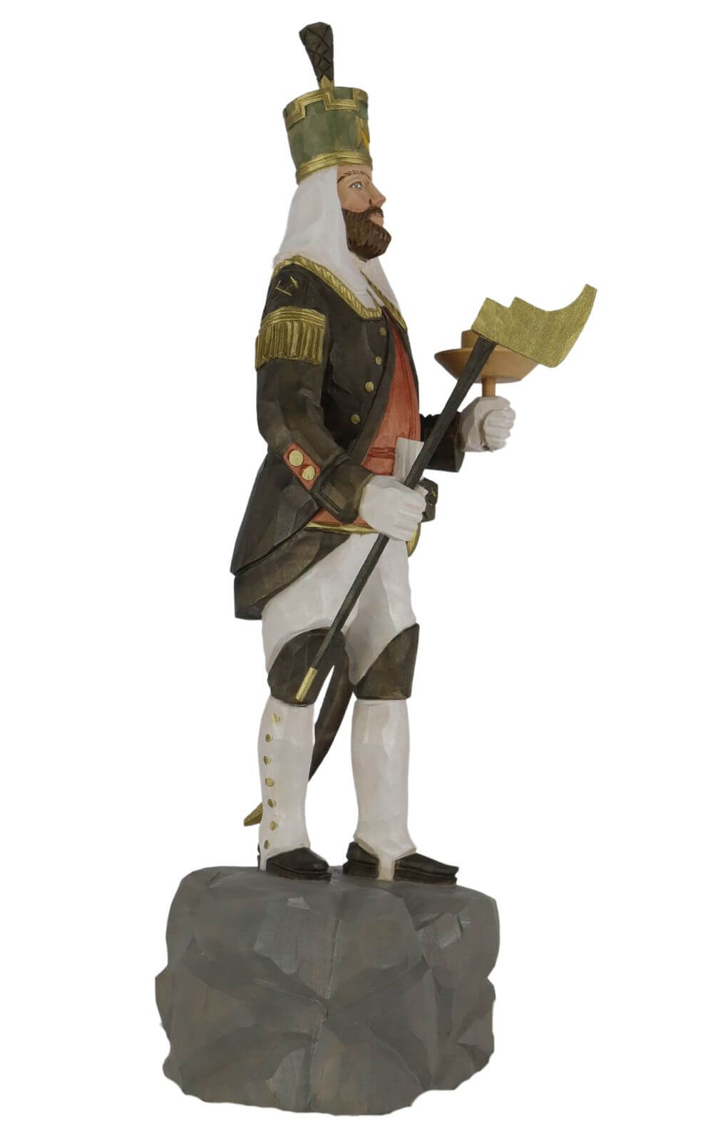 Freiberger Obersteiger, coloured, 40 cm by Schnitzkunst aus dem Erzgebirge_2