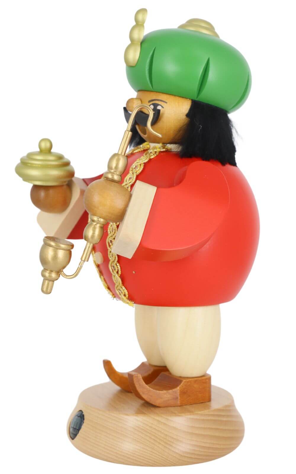 Smoking man Balthasar, 18 cm by Müller Kleinkunst_2