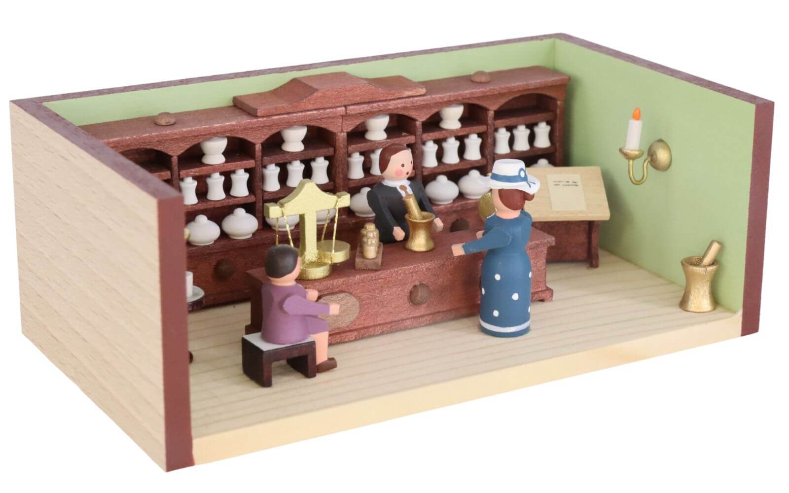 Miniature parlor pharmacy pharmacist by Gunter Flath_2